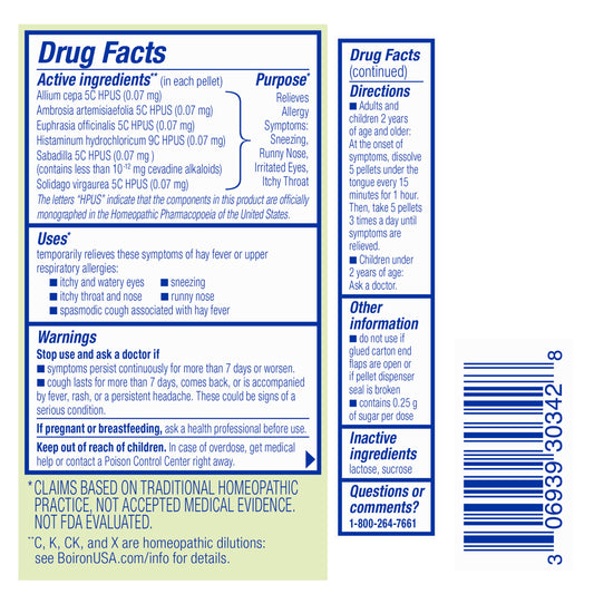 AllergyCalm Pellets On-the-Go 2 tubes