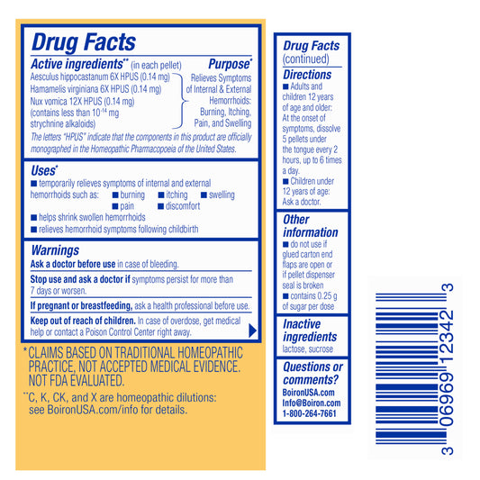 HemCalm Pellets On the Go 2 tubes