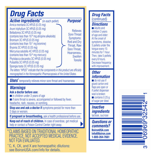 ThroatCalm Pellets On the Go 2 tubes