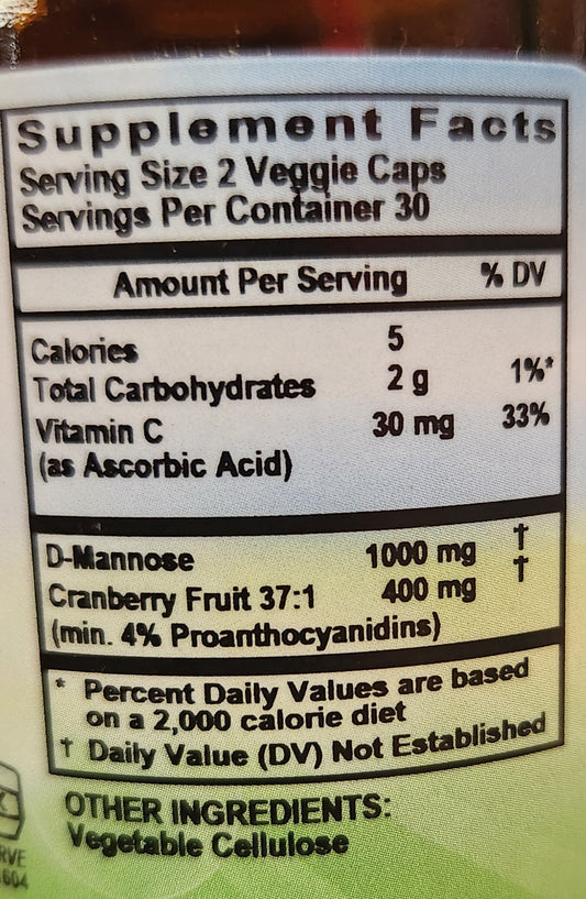 Cranberry + D-Mannose