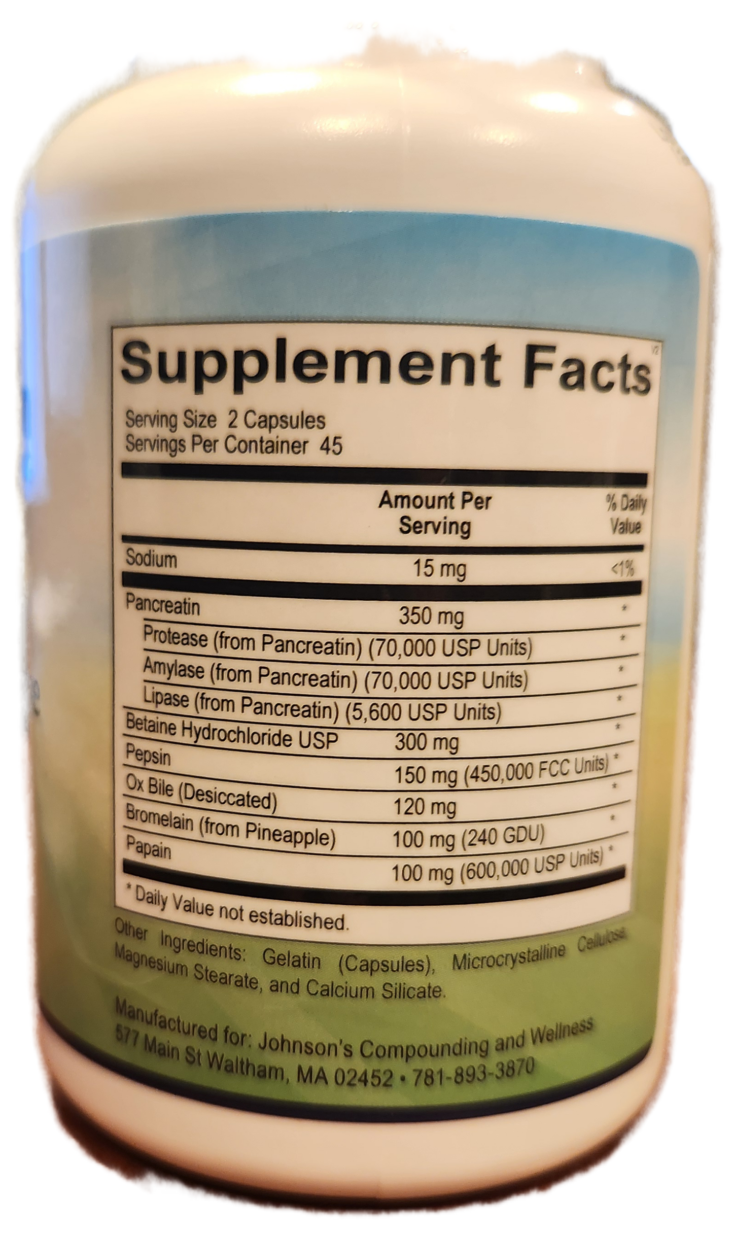 Digestive Enzyme Bile Support 90's