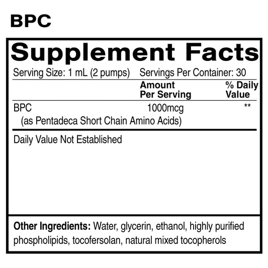 Oral Liposomal BPC 1oz