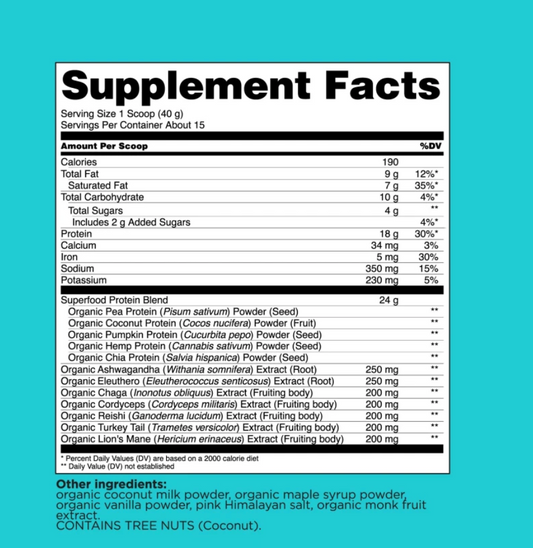 Four Sigmatic Sweet Vanilla Plant-based Protein