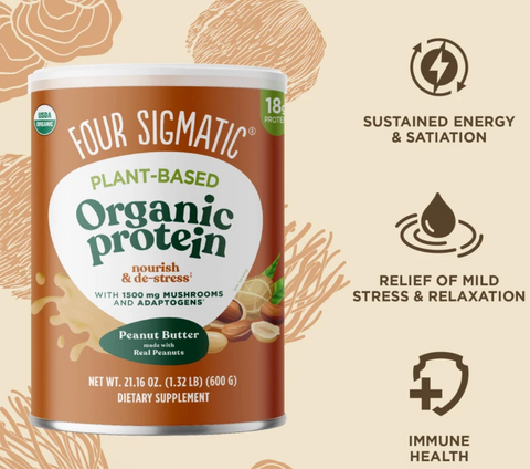Four Sigmatic Peanut Butter Plant-based Protein