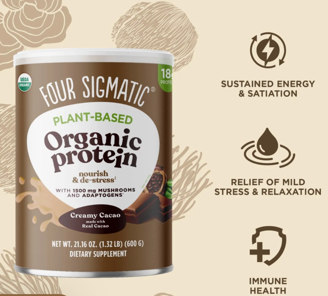 Four Sigmatic Creamy Cacao Plant-based Protein