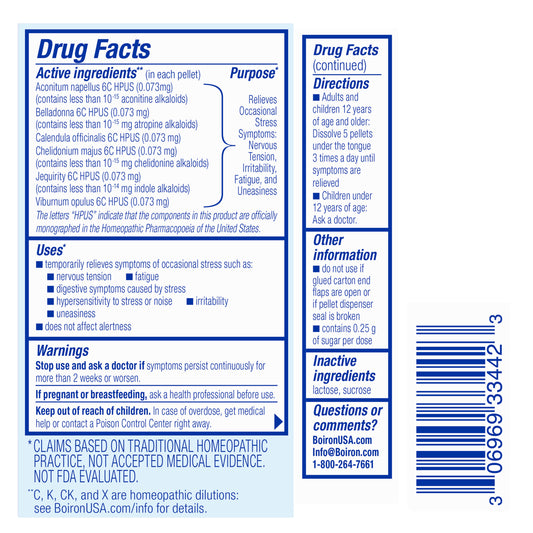 StressCalm Pellets On the Go 2 tubes