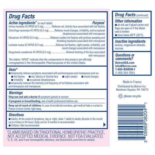 Cyclease Menopause meltaway tablets 60's