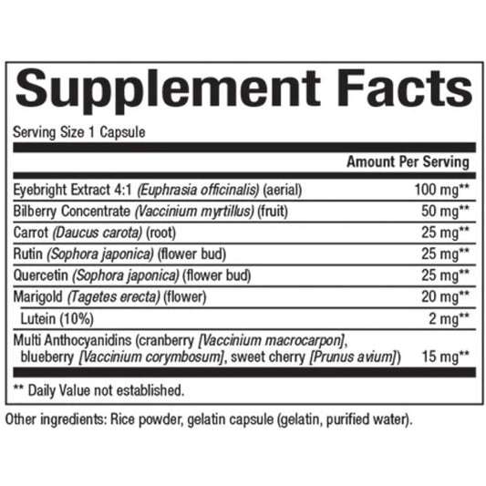 Eye Factors with 2mg Lutein 90's
