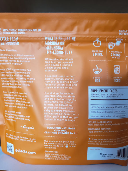 Go-Lacta® Moringa Tea