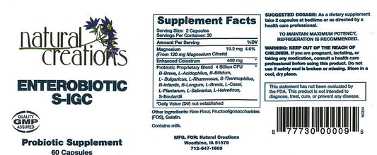 Enterobiotic SIGC