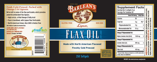 Lignan Flax Oil Softgels