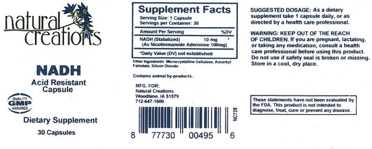 NADH (Acid Resistant Capsule)