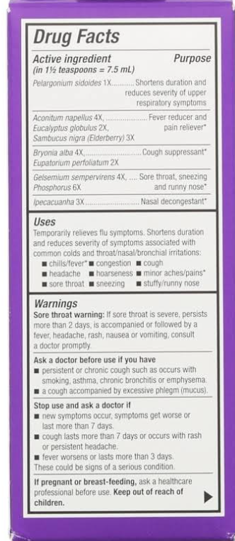 Umcka Elderberry Cold & Flu 4oz