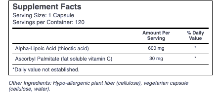 Alpha Lipoic Acid 600mg