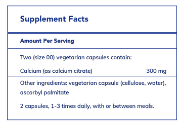 Calcium (citrate) 180's