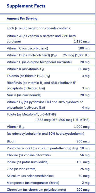 PureGenomics® Multivitamin