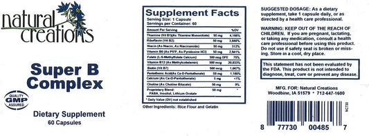 Super B Complex - New Methylated Formula