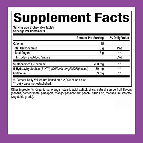 Tranquil Sleep Stress-Relax Chewable Tablets