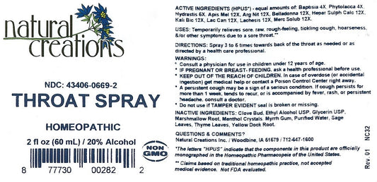 Throat Spray 2oz