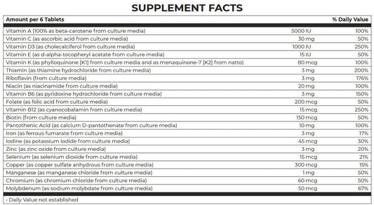 Tiny Tabs™ Multivitamin