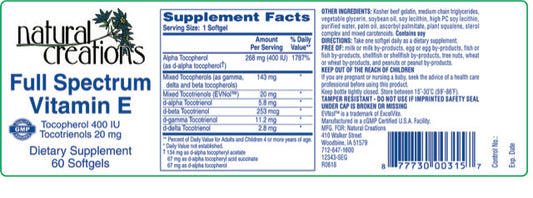 Full Spectrum Vitamin E
