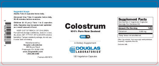 Colostrum - 100% Pure New Zealand 120 VCAPS
