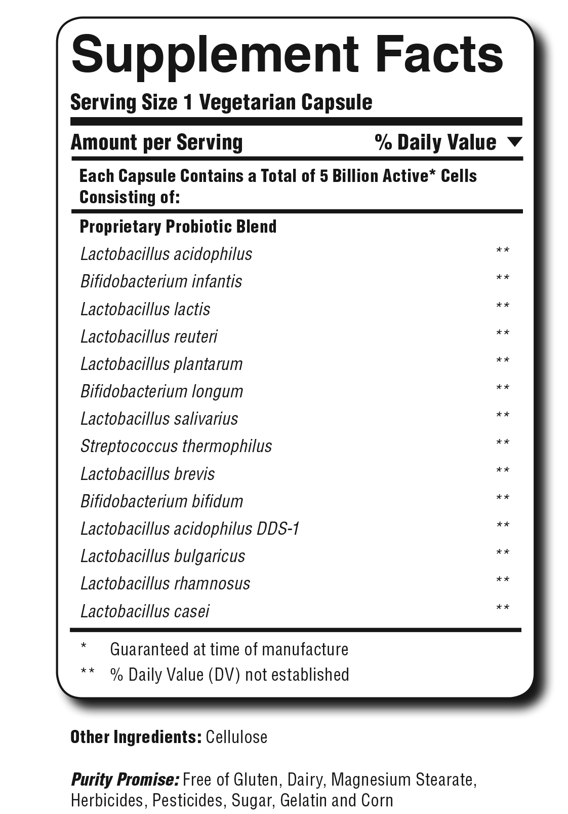 Flora 5-14™ Complete Care 60's ($2 Extra Charge for Ice/Foil)