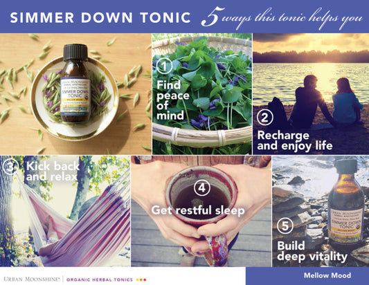 Simmer Down Tonic, Organic 2oz
