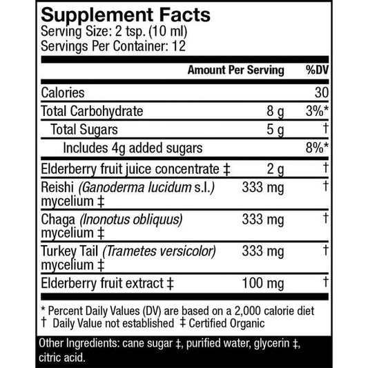 Mushroom Elderberry Plus 4oz