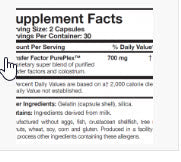 Transfer Factor Sensitive 60's Researched Nutrionals