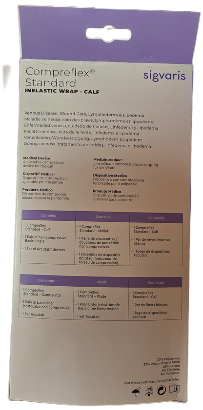 Compreflex Standard Inelastic Wrap Calf, Large, Regular Size