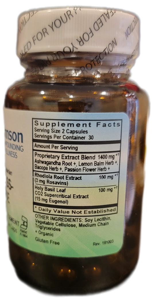 Stress-Ease Veggie Capsules 60's