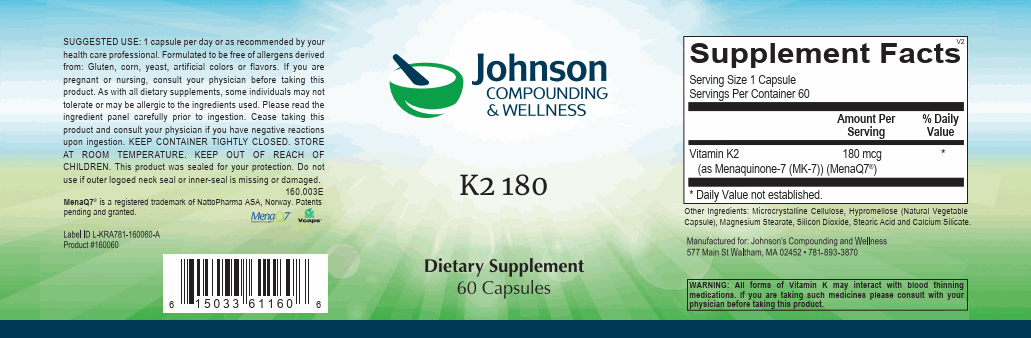 K2 180 mcg
