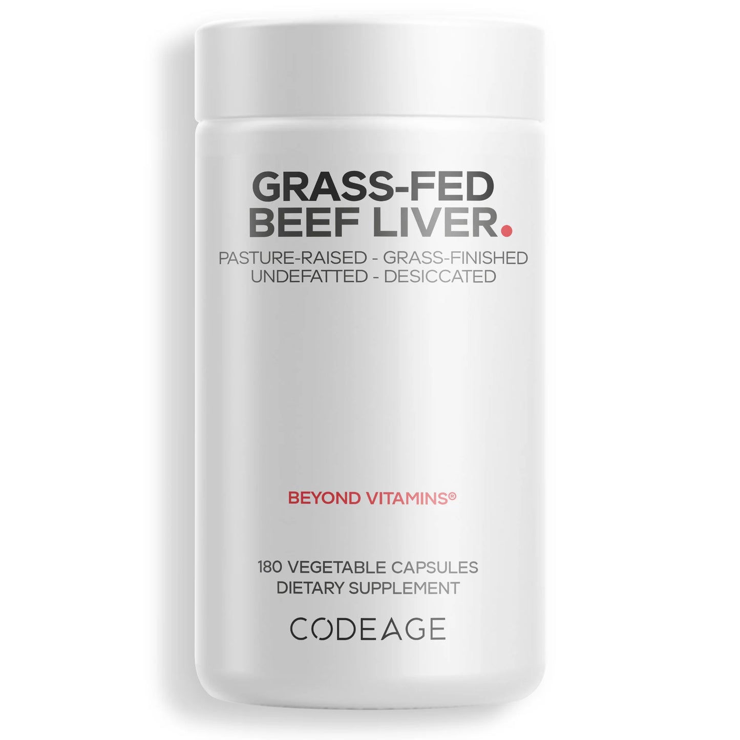 Grass-Fed Beef Liver 180 veg caps