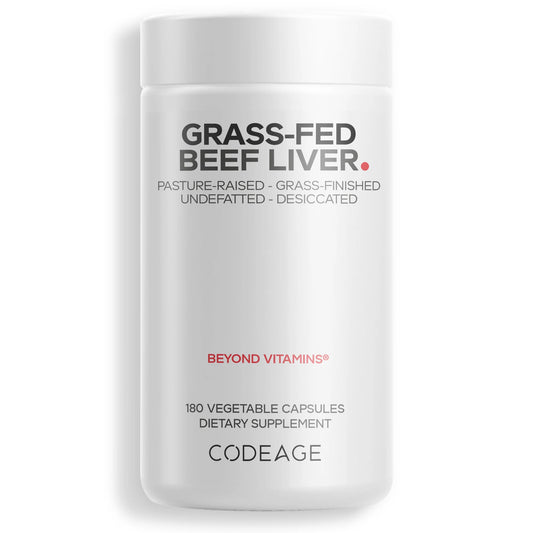 Grass-Fed Beef Liver 180 veg caps