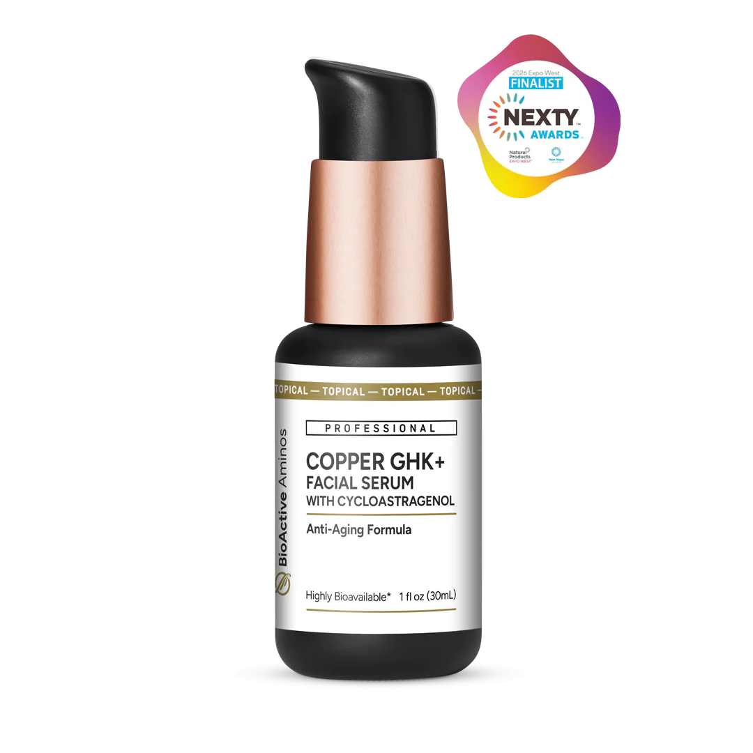 Copper GHK+ Facial Serum with Cycloastragenol 1oz