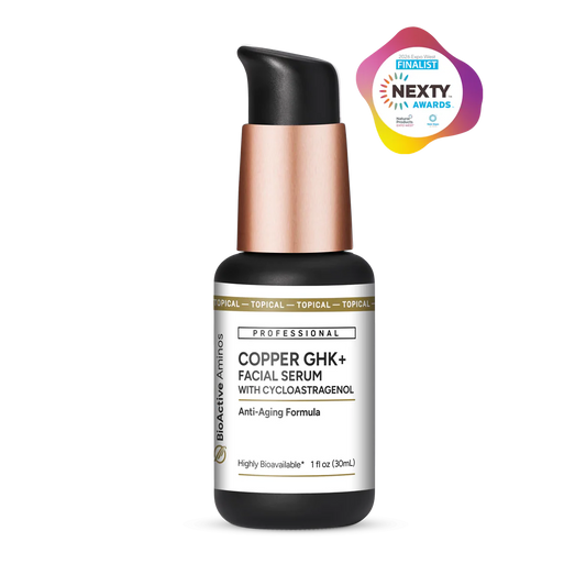 Copper GHK+ Facial Serum with Cycloastragenol 1oz