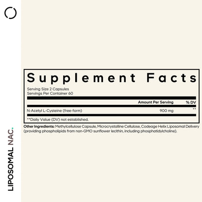 Liposomal NAC 120 veg caps