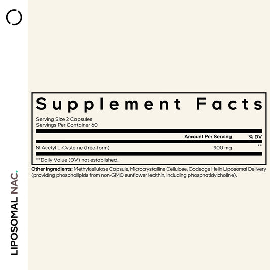 Liposomal NAC 120 veg caps
