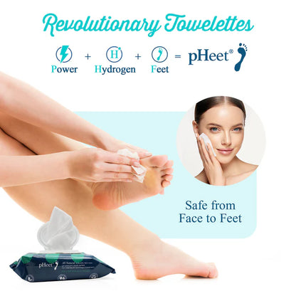 pHeet Antifungal & Antibacterial Foot Wipes