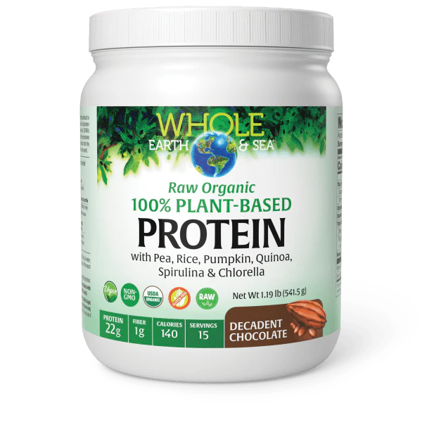 Raw, Organic, 100% Plant-Based Protein