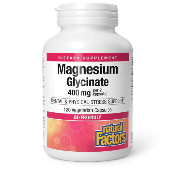 Magnesium Glycinate 400mg/2 caps