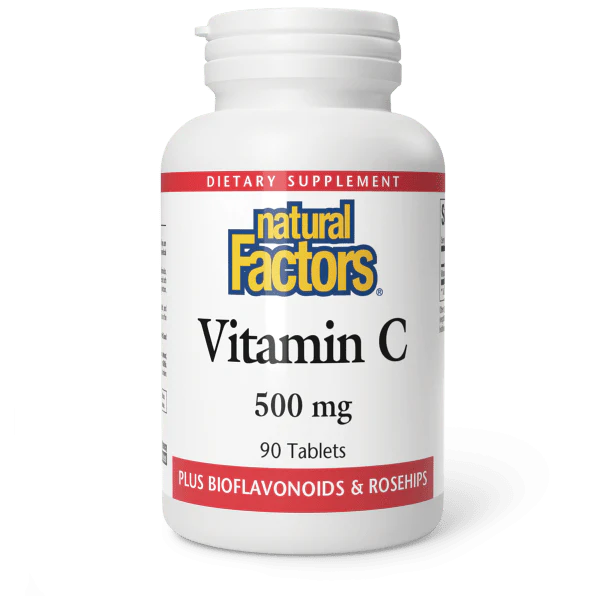 Vitamin C 500mg with bioflavonoids and rosehips 90's