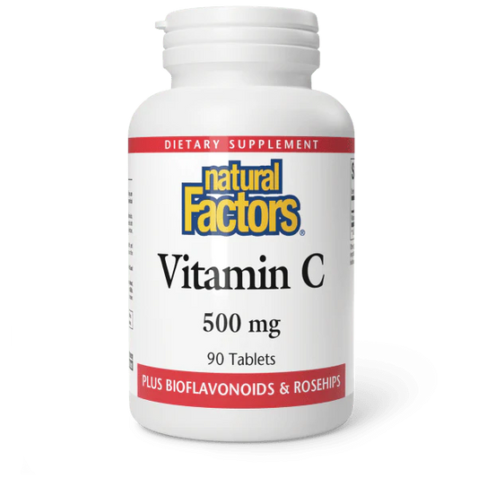Vitamin C 500mg with bioflavonoids and rosehips 90's
