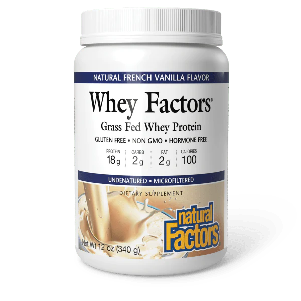 Grass Fed Whey Protein French Vanilla Whey Factors