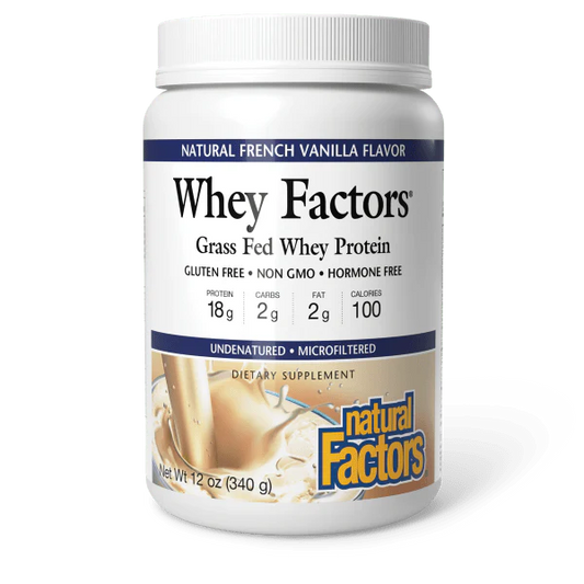 Grass Fed Whey Protein French Vanilla Whey Factors