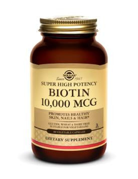 Super High Potency Biotin 10,000mcg - 60VC