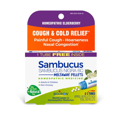 Sambucus Nigra 6C Cough & Cold Relief bonus Pack