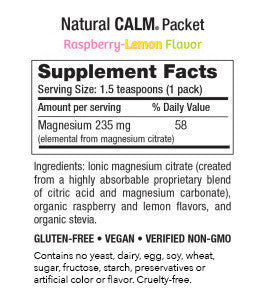 Natural Calm Packets Organic Raspberry Lemon (30 count)