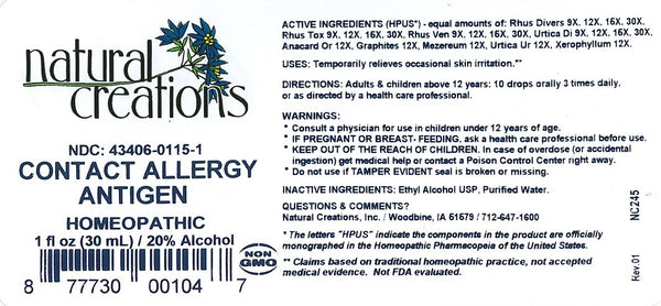 Contact Allergy Antigen